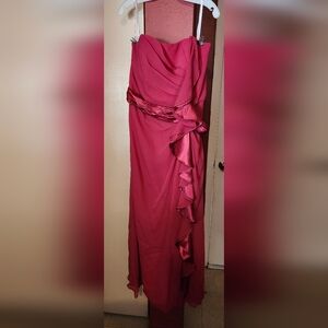 Pink Strapless Gown